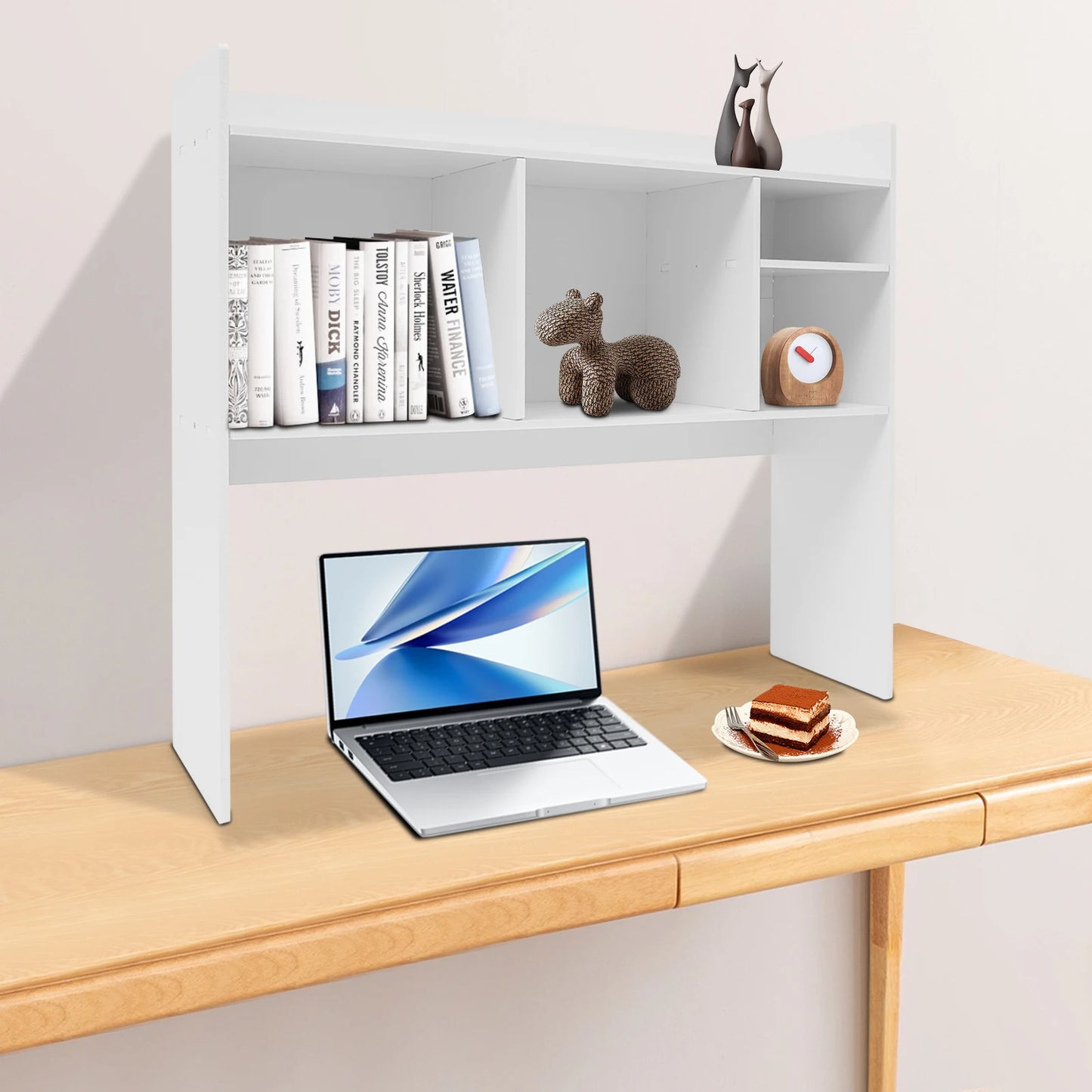 Desktop Organizer Impact-Resistant Office Storage Rack Easy to Clean Desktop Bookshelf for Kitchen/Bathroom/Workshop/Office