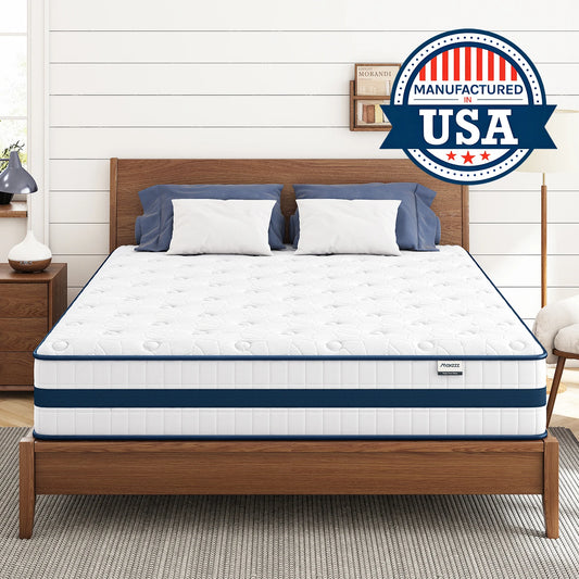 Maxzzz Gel Memory Foam Mattress with Pocket Coils for Pressure Relief