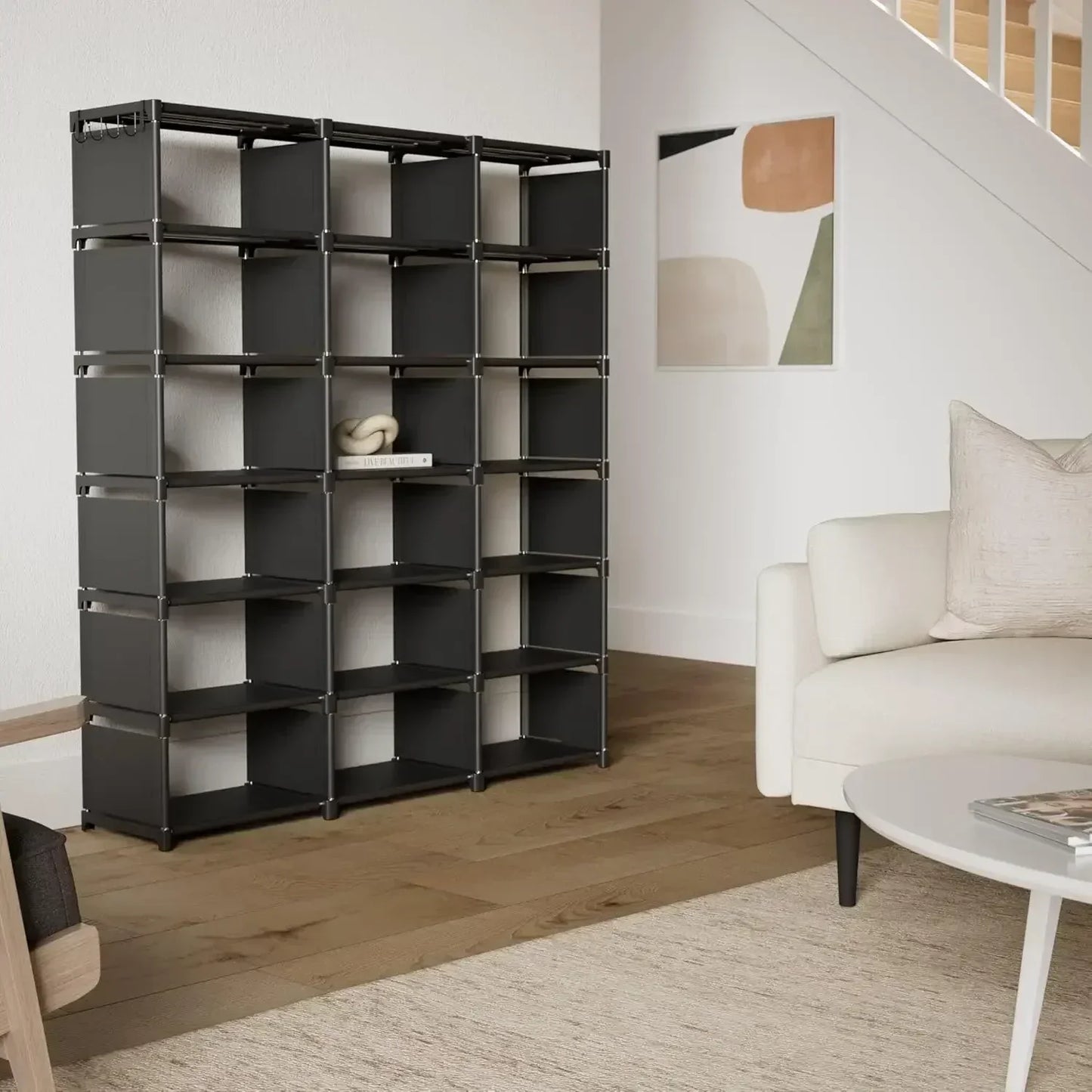 Mavivegue 18-Cube Large Bookcase Storage Organizer for Home