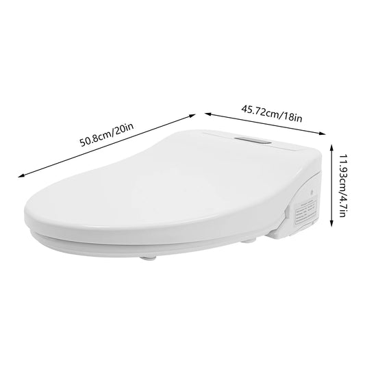 Heated Smart Toilet Seat With Built In Bidet Function