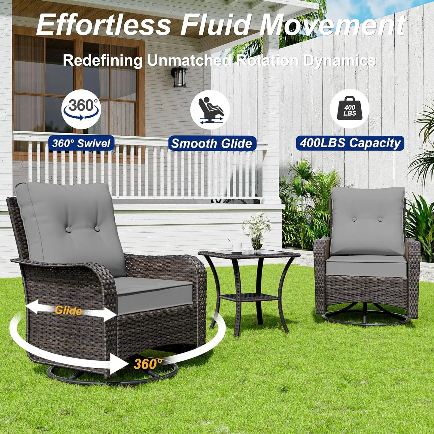 10 Piece Patio Furniture Set With Fire Pit And Chairs