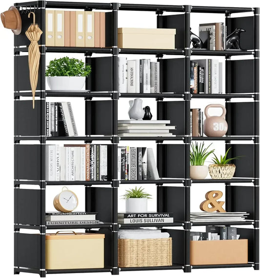 Mavivegue 18-Cube Large Bookcase Storage Organizer for Home
