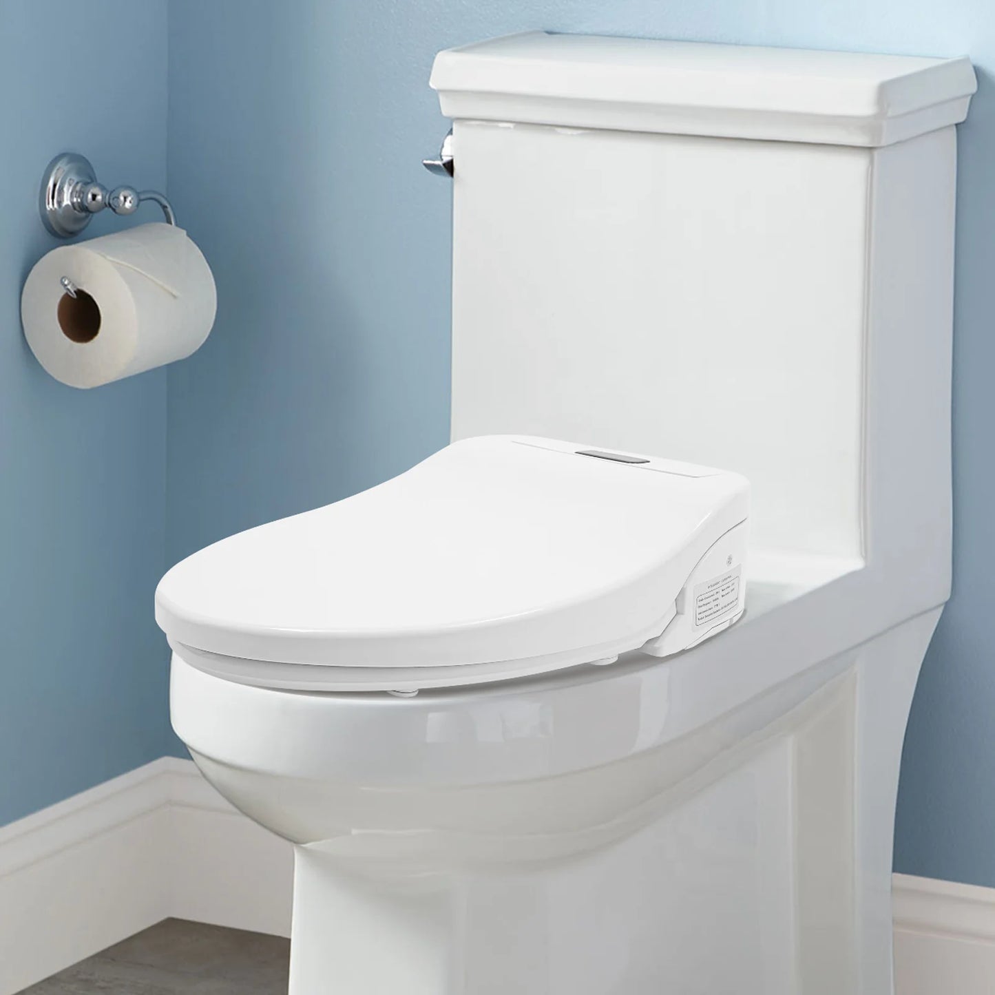 Heated Smart Toilet Seat With Built In Bidet Function