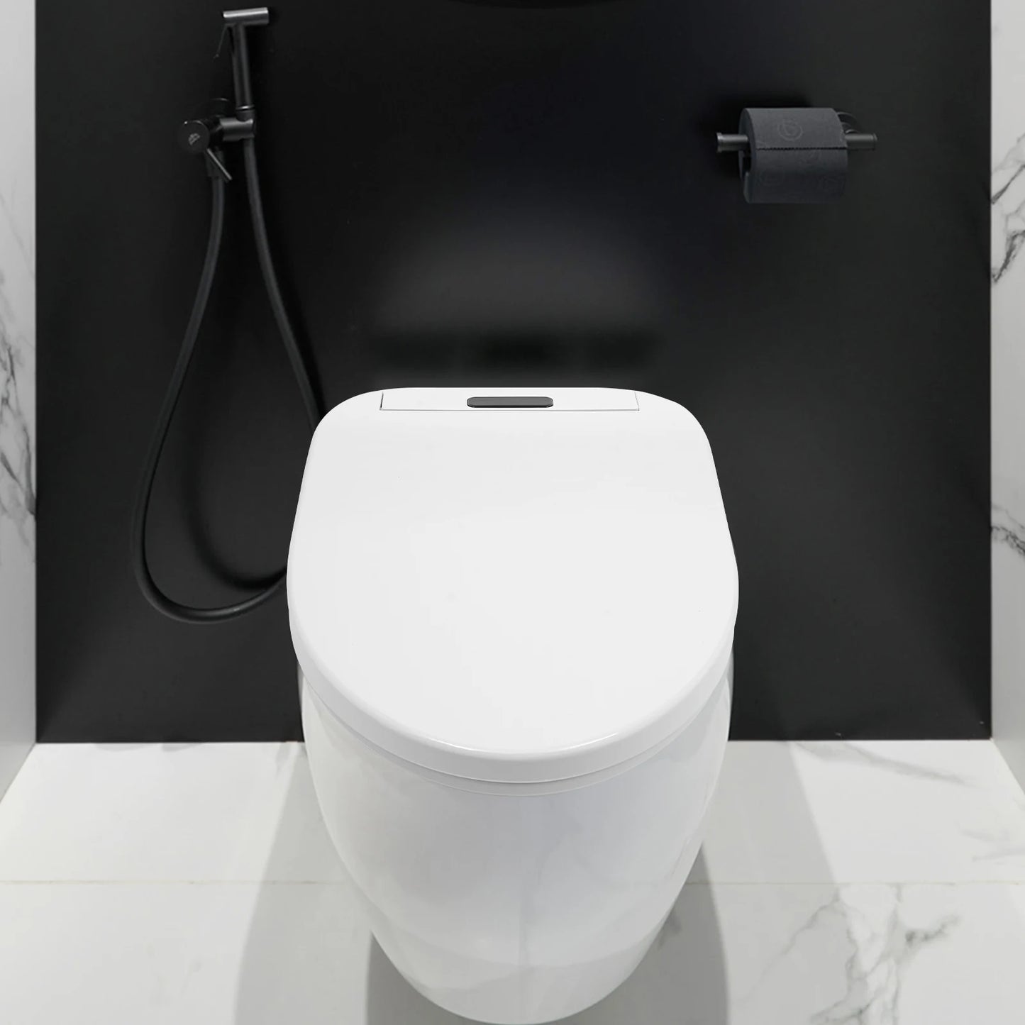 Heated Smart Toilet Seat With Built In Bidet Function