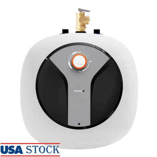 Compact Electric Water Heater 8 Gallon Fast Hot Water Supply