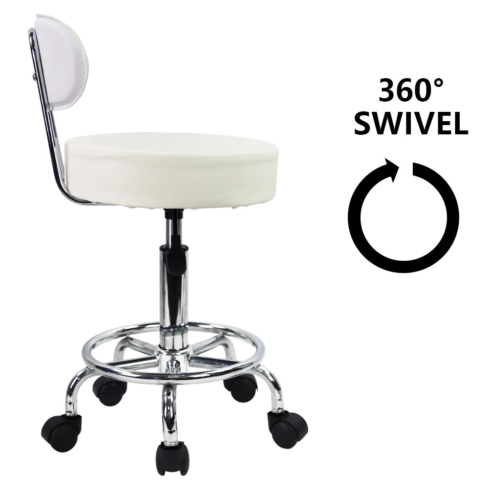 PU Leather Office Chair With Adjustable Height And Footrest