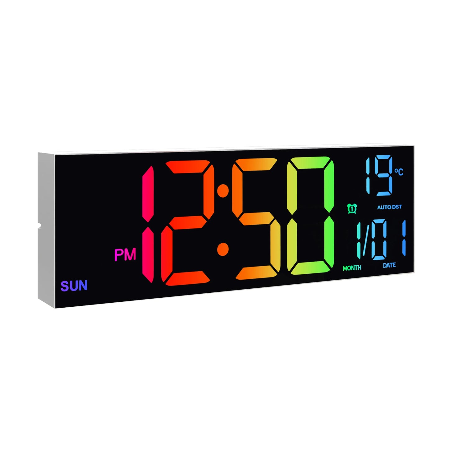 16 Inch Digital Wall Clock With LED Display And Remote