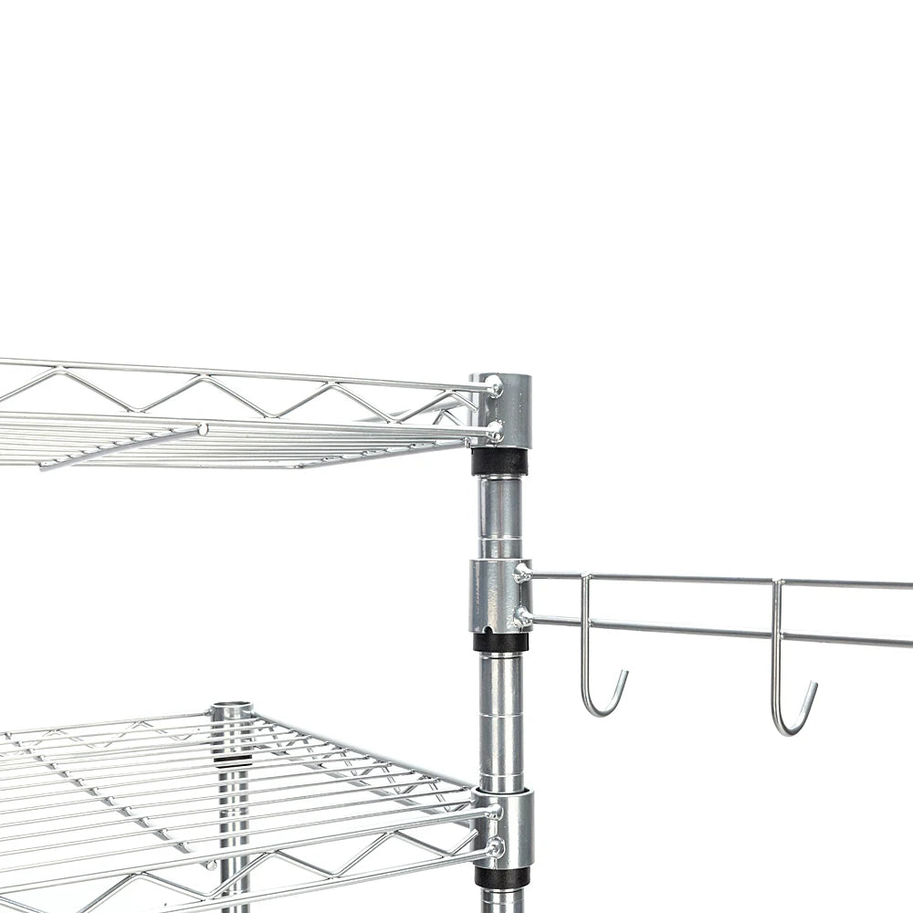 4Tier Kitchen Bakers Rack Microwave Oven Stand Storage Cart Workstation Shelf