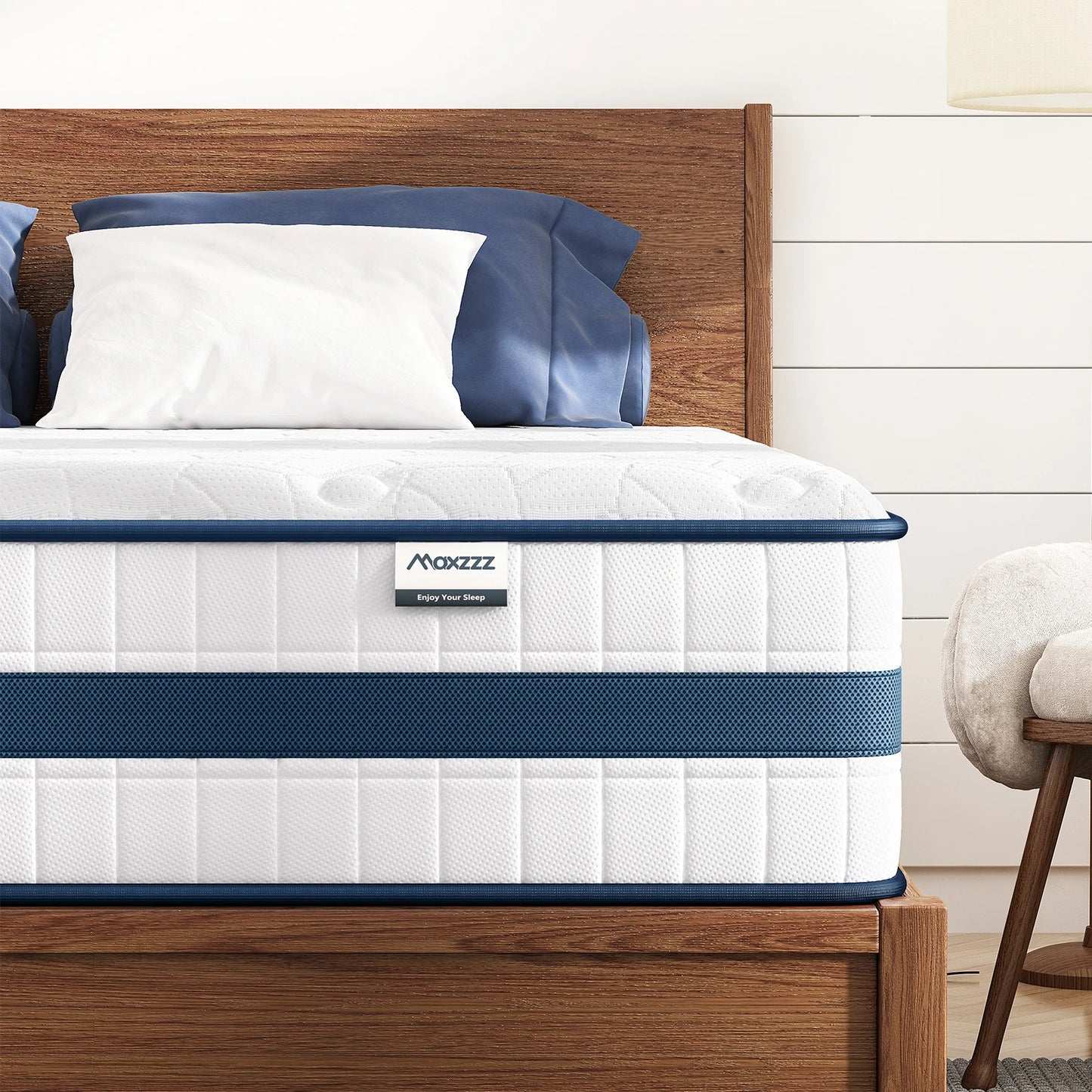 Maxzzz Gel Memory Foam Mattress with Pocket Coils for Pressure Relief