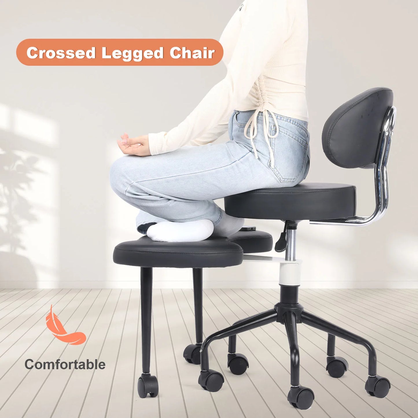 Ergonomic Desk Chair Height Adjustable Lumbar Support Wheels