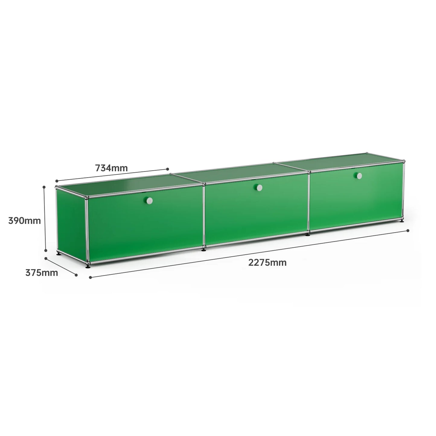 Stainless Steel Storage Cabinet With Modular Design For Contemporary LivingSpace