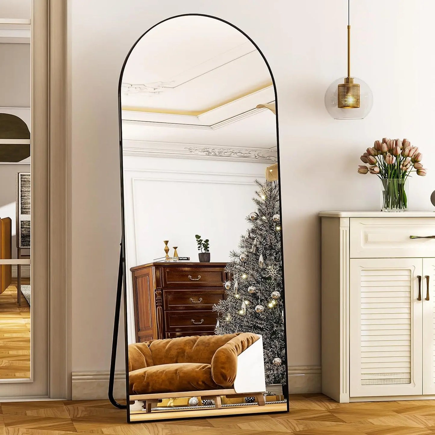 Extra Large Full Length Mirror With Aluminum Frame