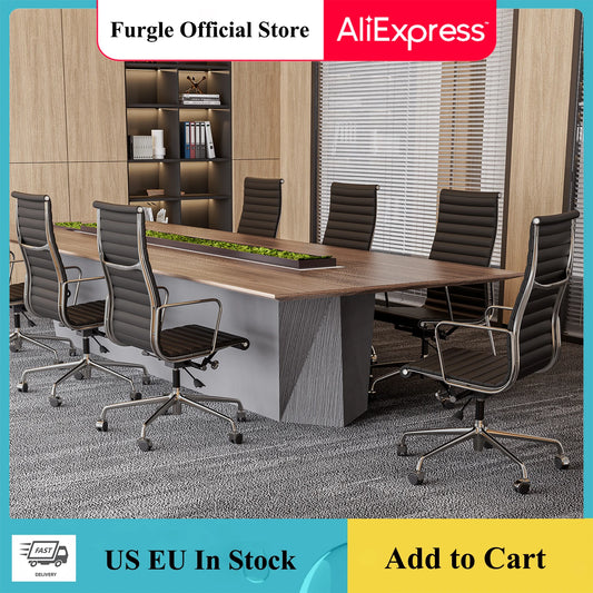 Genuine Leather High Back Ergonomic Office Chair Swivel