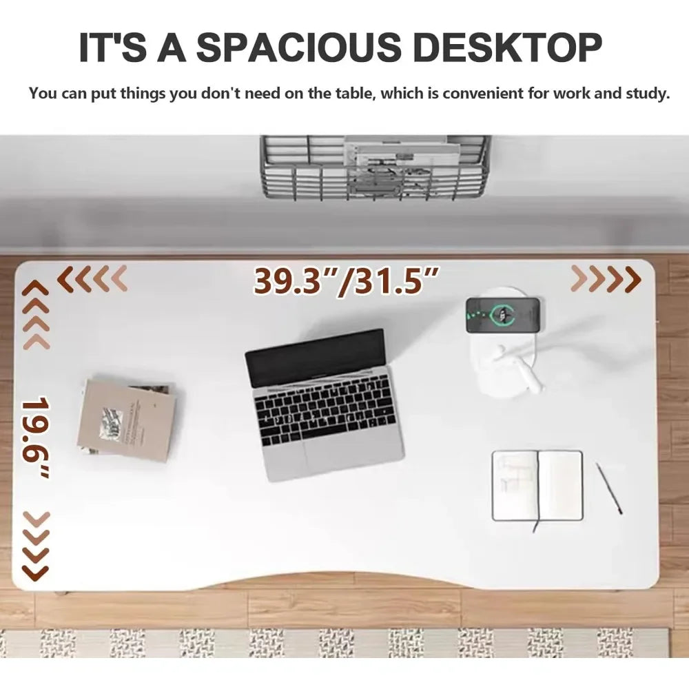 Modern Computer Desk with Ergonomic Design for Home Office