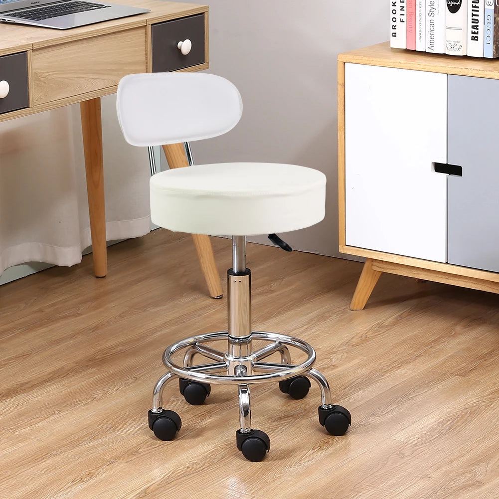 PU Leather Office Chair With Adjustable Height And Footrest