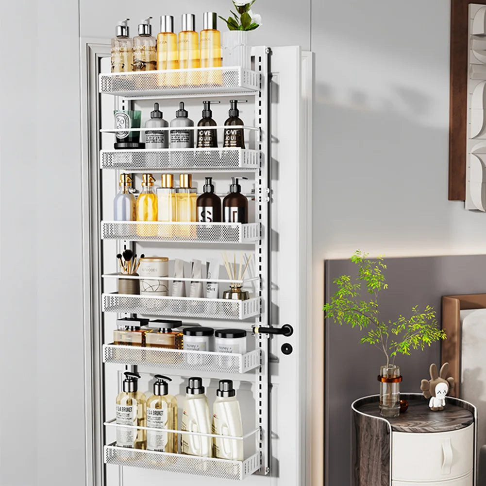 Over Door Pantry Organizer 6 Tier Spice Rack For Kitchen