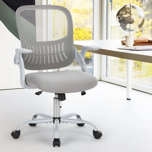 Ergonomic Mesh Back Office Chair With Adjustable Height