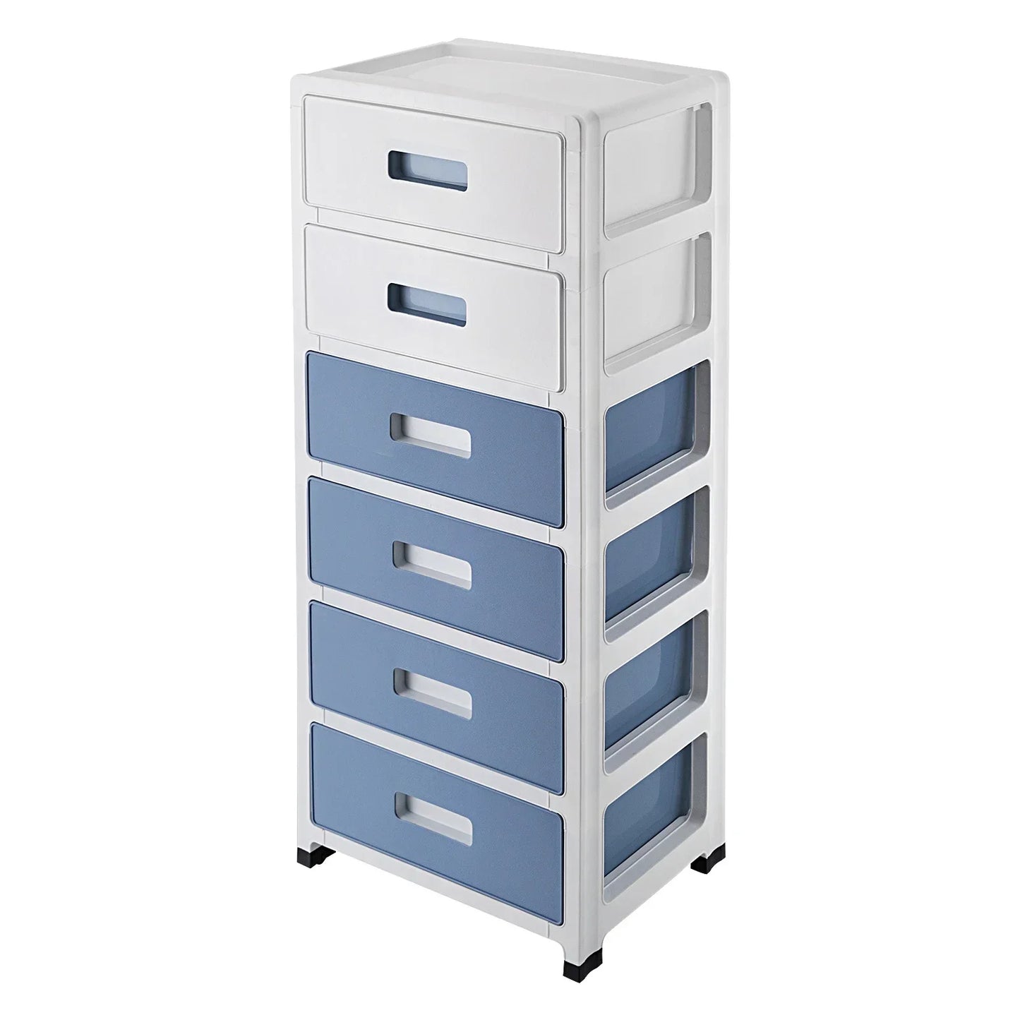6 Drawer Locking File Cabinet With Silent Wheels For Office