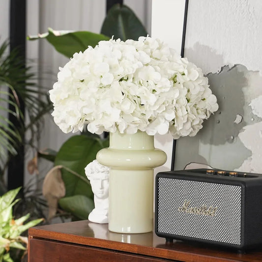 204PCS Silk Hydrangea Artificial Flowers for Home Decor