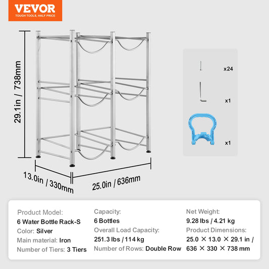 Five Tier Water Jug Holder For Kitchen And Office Home
