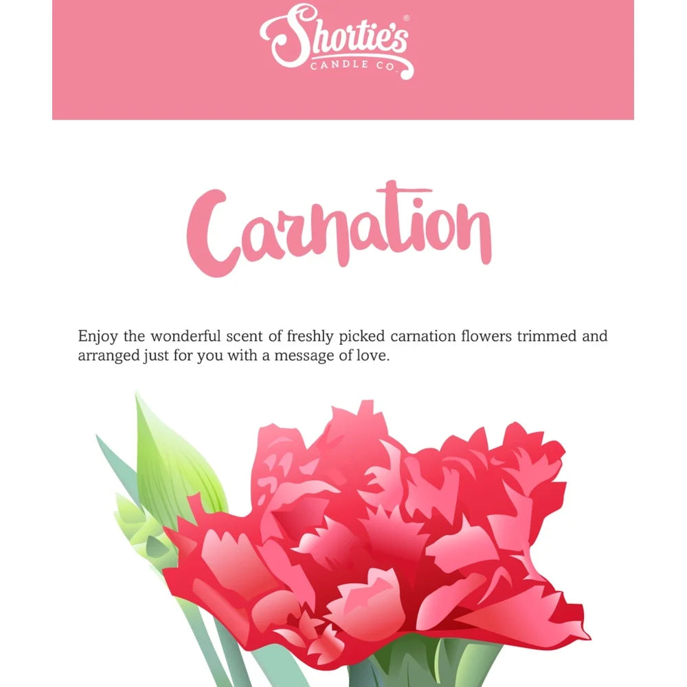 Carnation Scented Tealight Candles 24 Pack Clean Burning