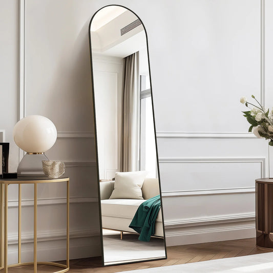 JHK Full Body Wall Mirror with Aluminum Alloy Frame Full Length Reflection