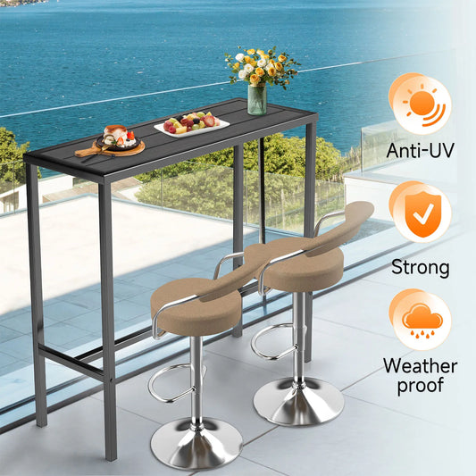 Outdoor Yard Counter Storage Cabinet Weatherproof For Patio