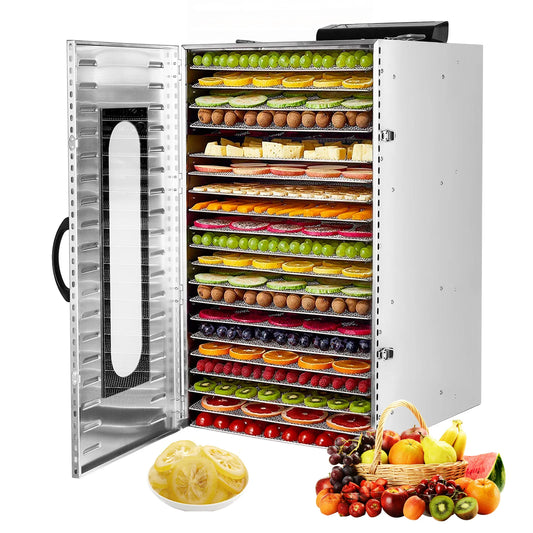 Commercial Grade Food Dehydrator With 20 Trays And Led Display