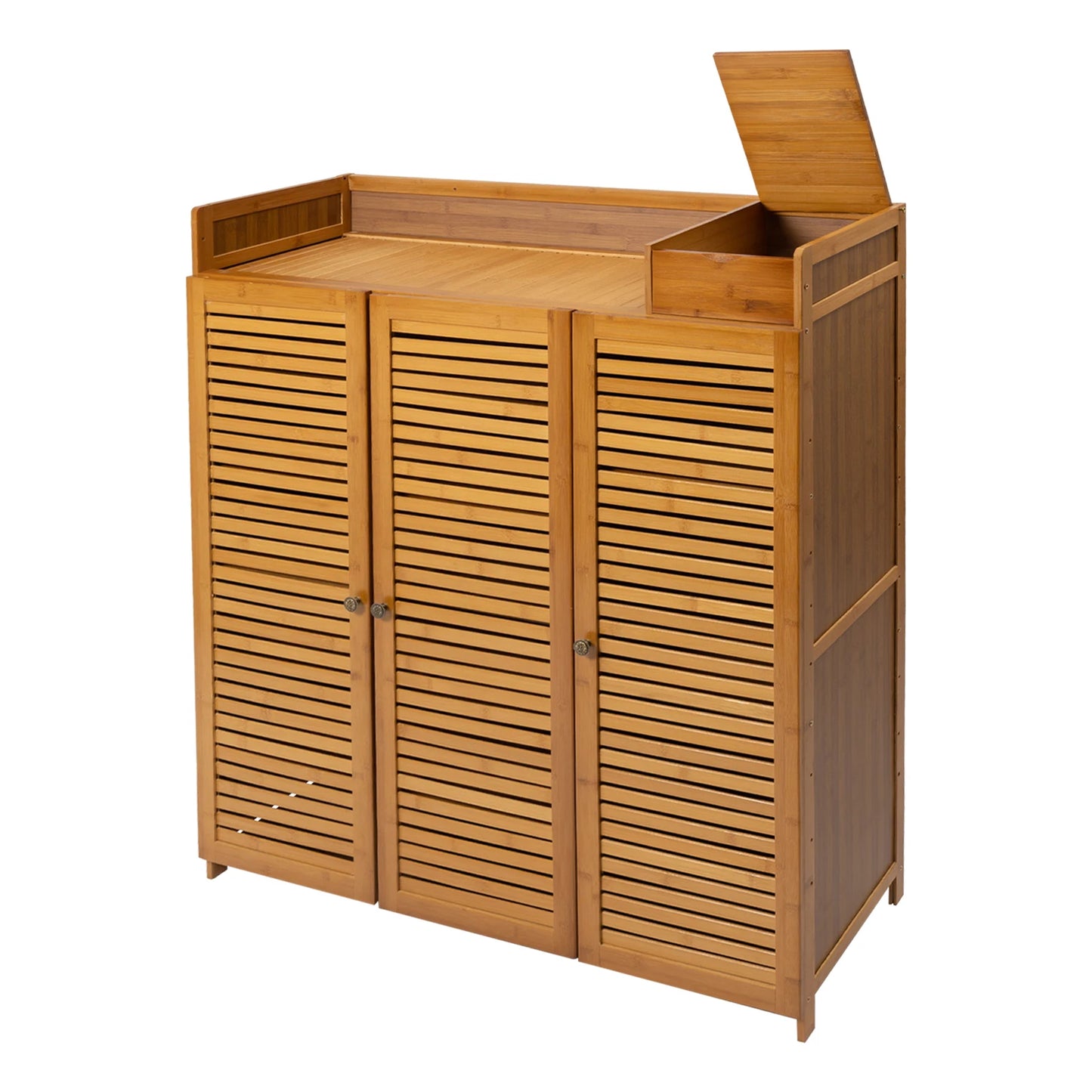 Large Capacity Shoe Cabinet For Hallway 30 Pair Organizer