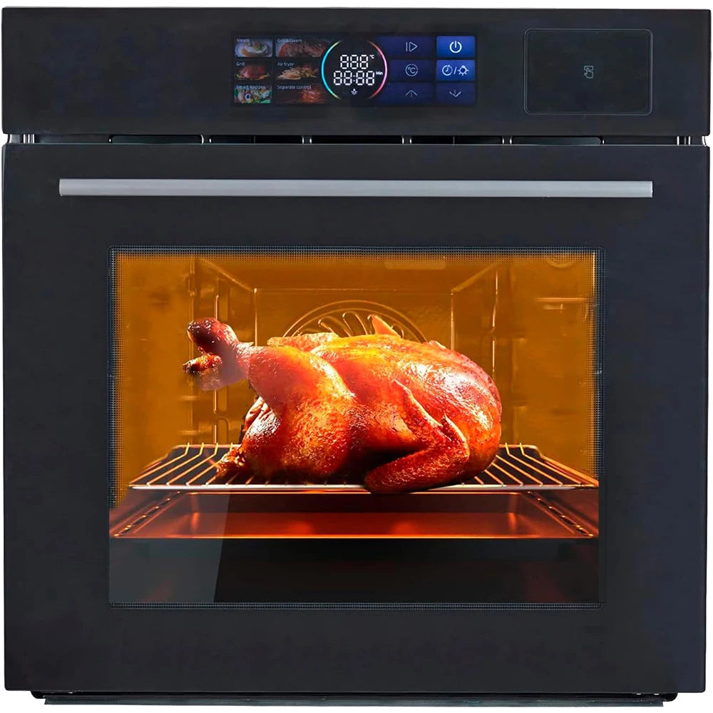 Built-In Electric Oven 24 Inch With Steam And Grill
