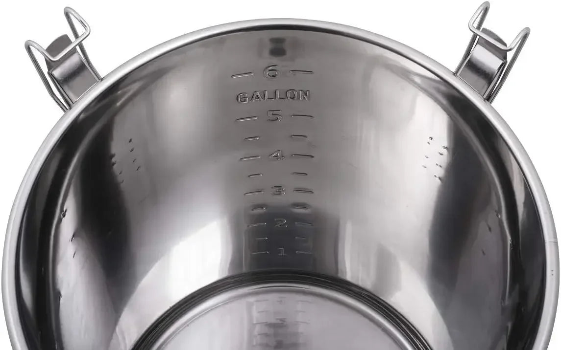 Stainless Steel Fermenter 7 Gallon With Durable Ball Valve