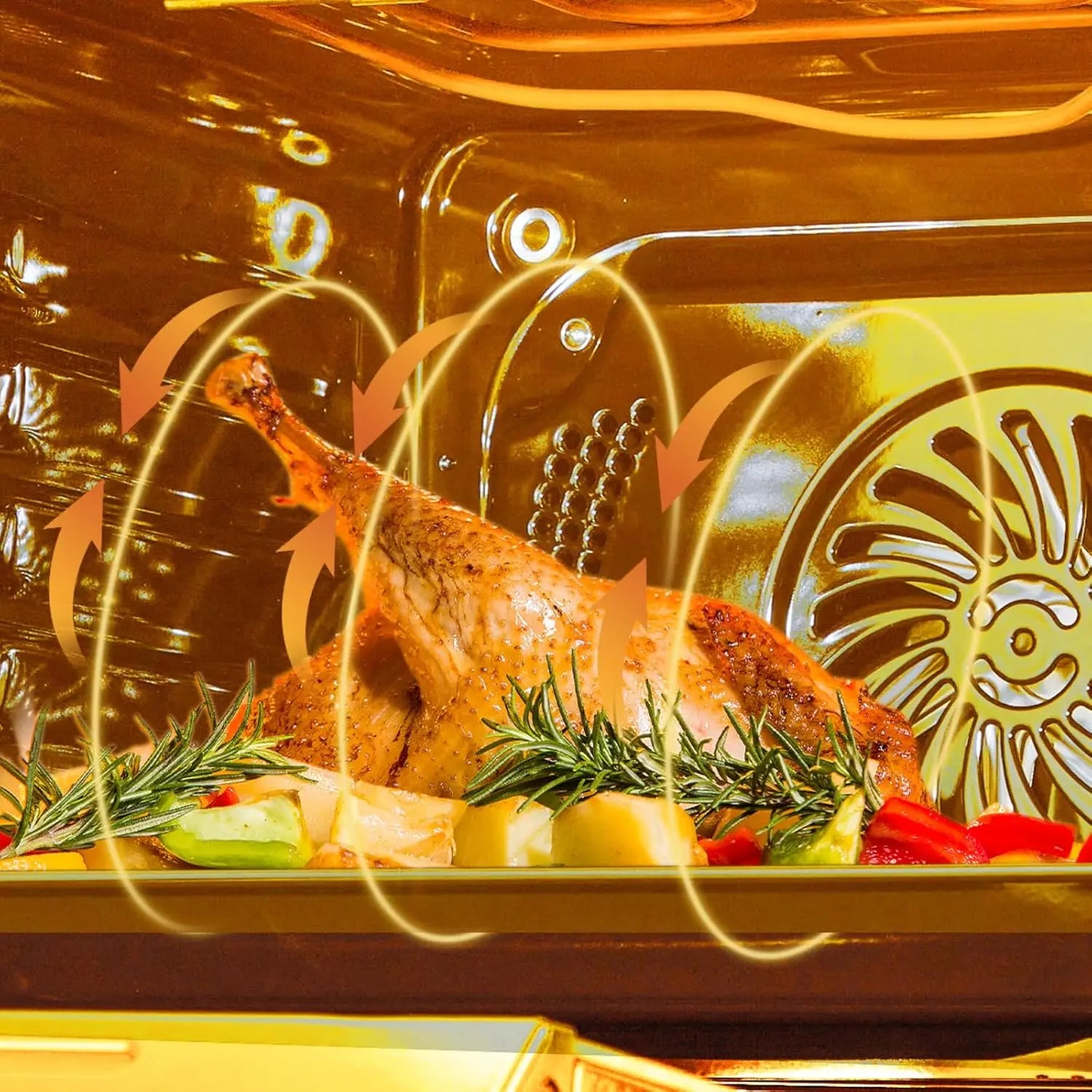 Built-In Electric Oven 24 Inch With Steam And Grill