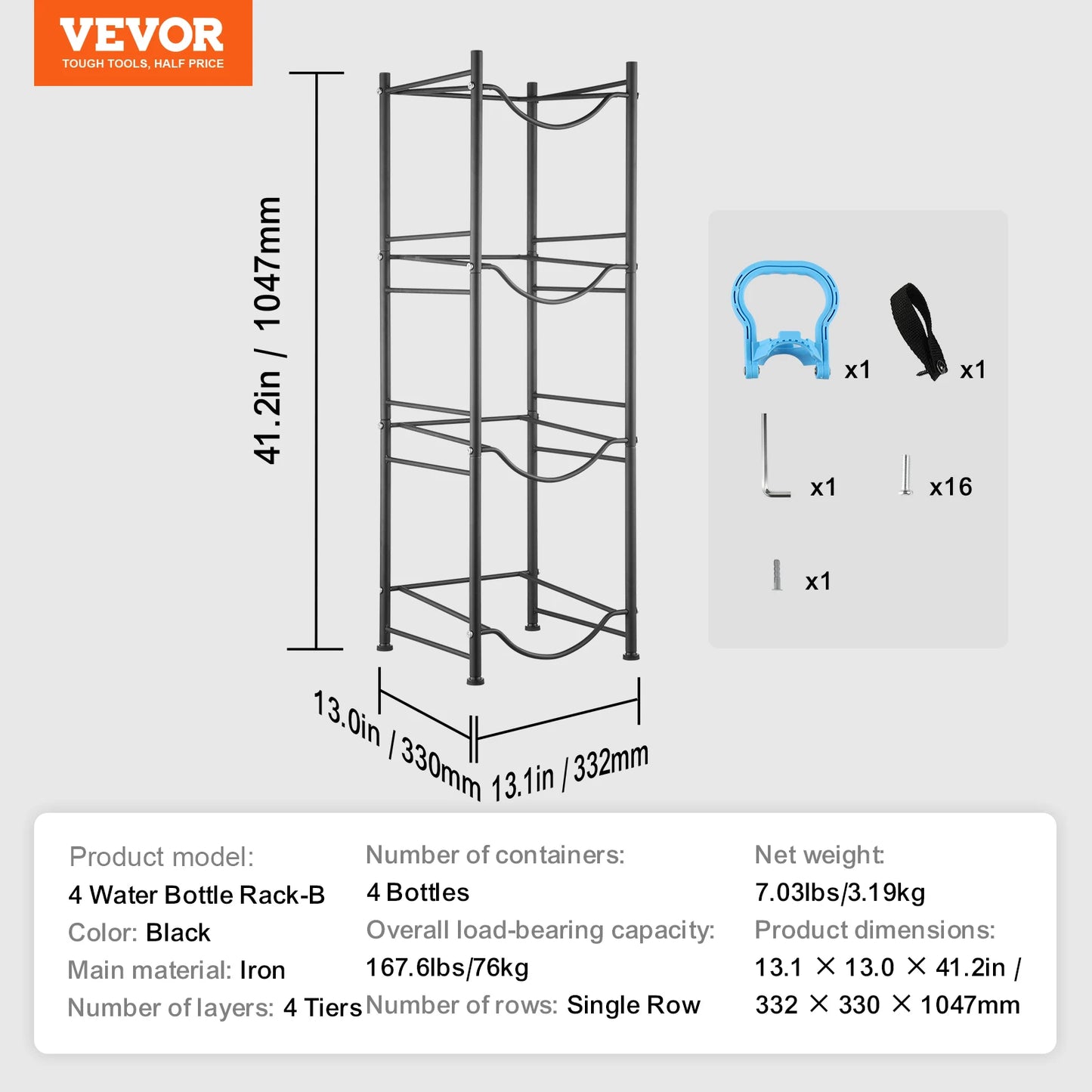 Five Tier Water Jug Holder For Kitchen And Office Home