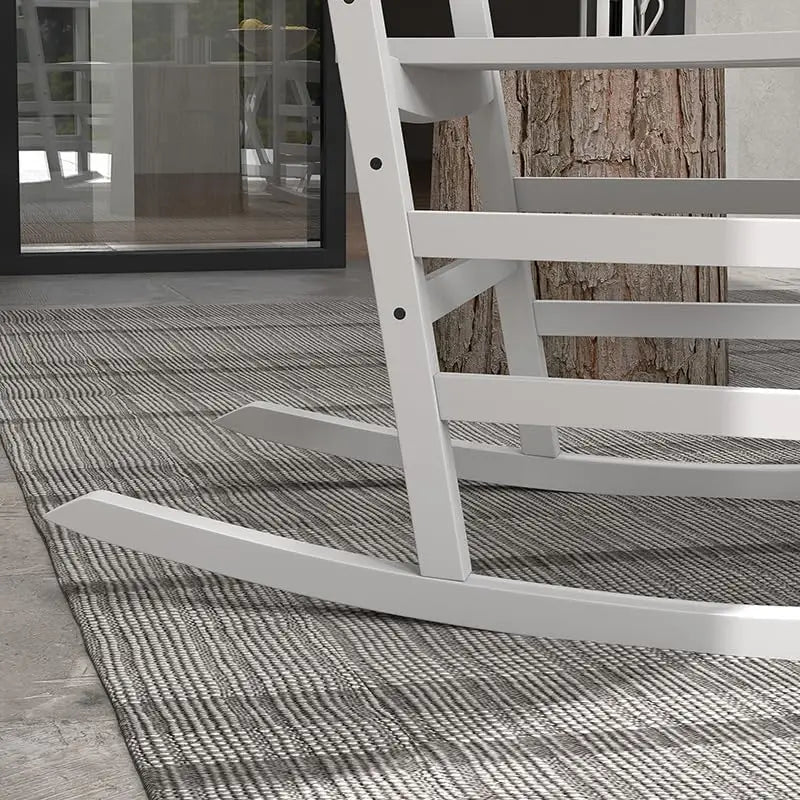 Patio Rocking Chair Set With Two Rockers Outdoor Table