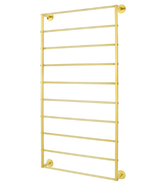 Wall Mounted Scarf Rack 10 Tier With Detachable Crossbar