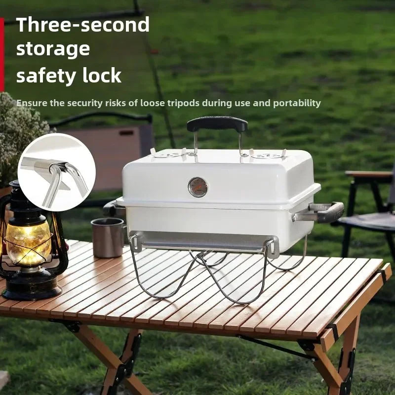 Portable Outdoor Charcoal Grill for Easy Fast Barbecue