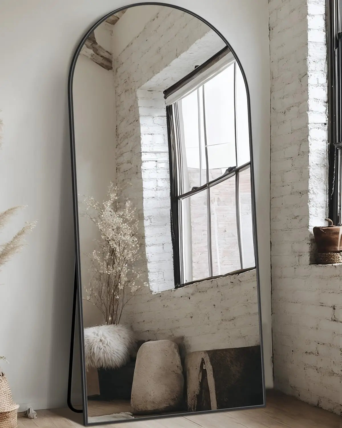 Oversized Full Length Floor Mirror With Stand For Bedroom