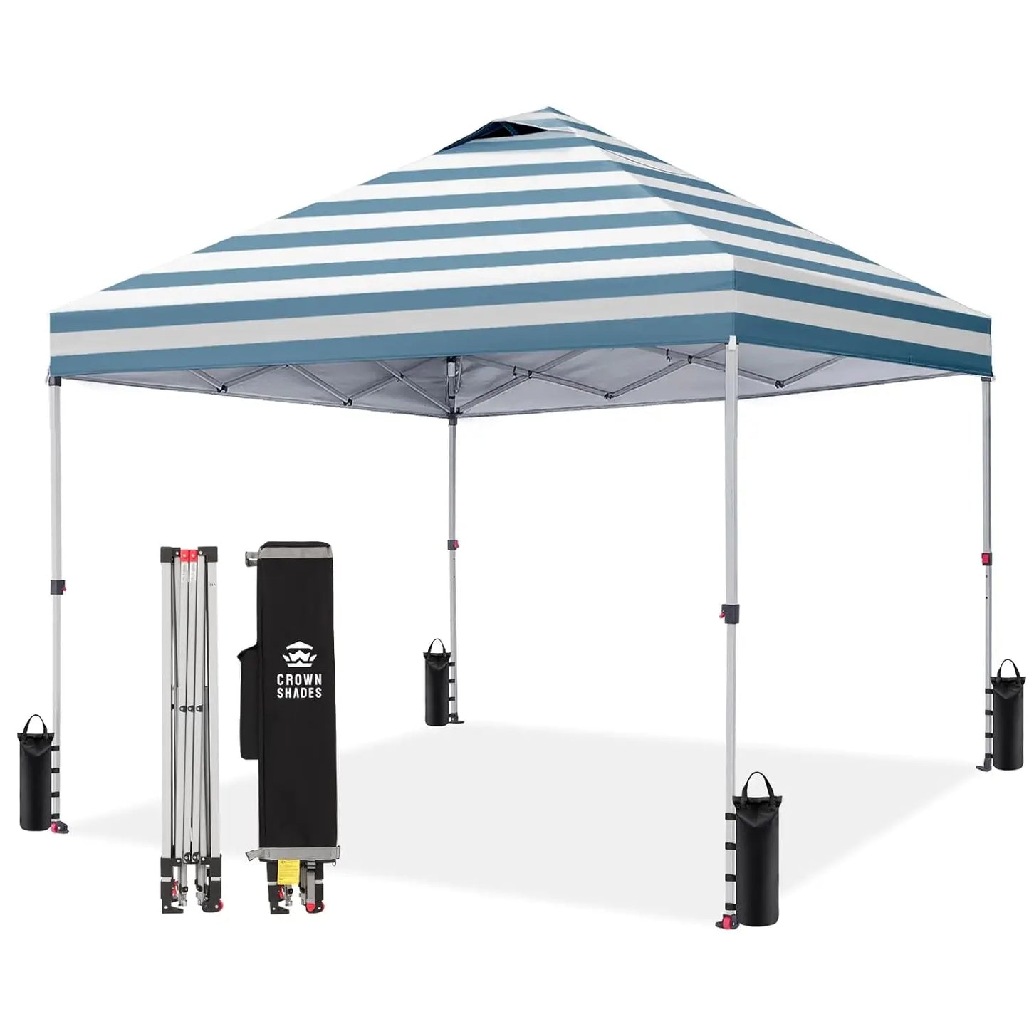 10x10 Pop Up Canopy One Push Setup For Outdoor Events