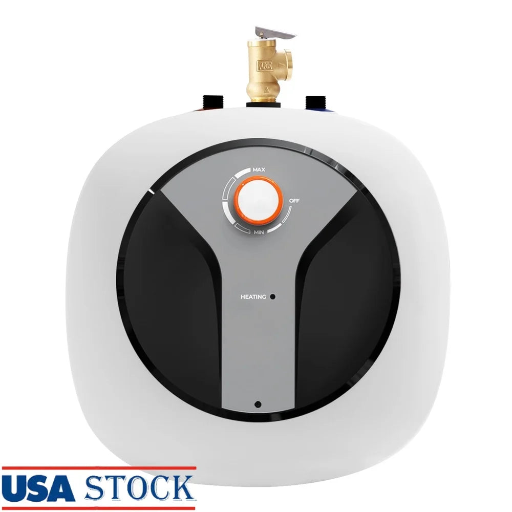 Compact Electric Water Heater 8 Gallon Fast Hot Water Supply