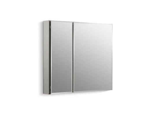 CB-CLC3026FS Bathroom Medicine Cabinet with Mirror, Beveled Mirror Doors, Adjustable Shelves, Rectangular Beveled, Customized