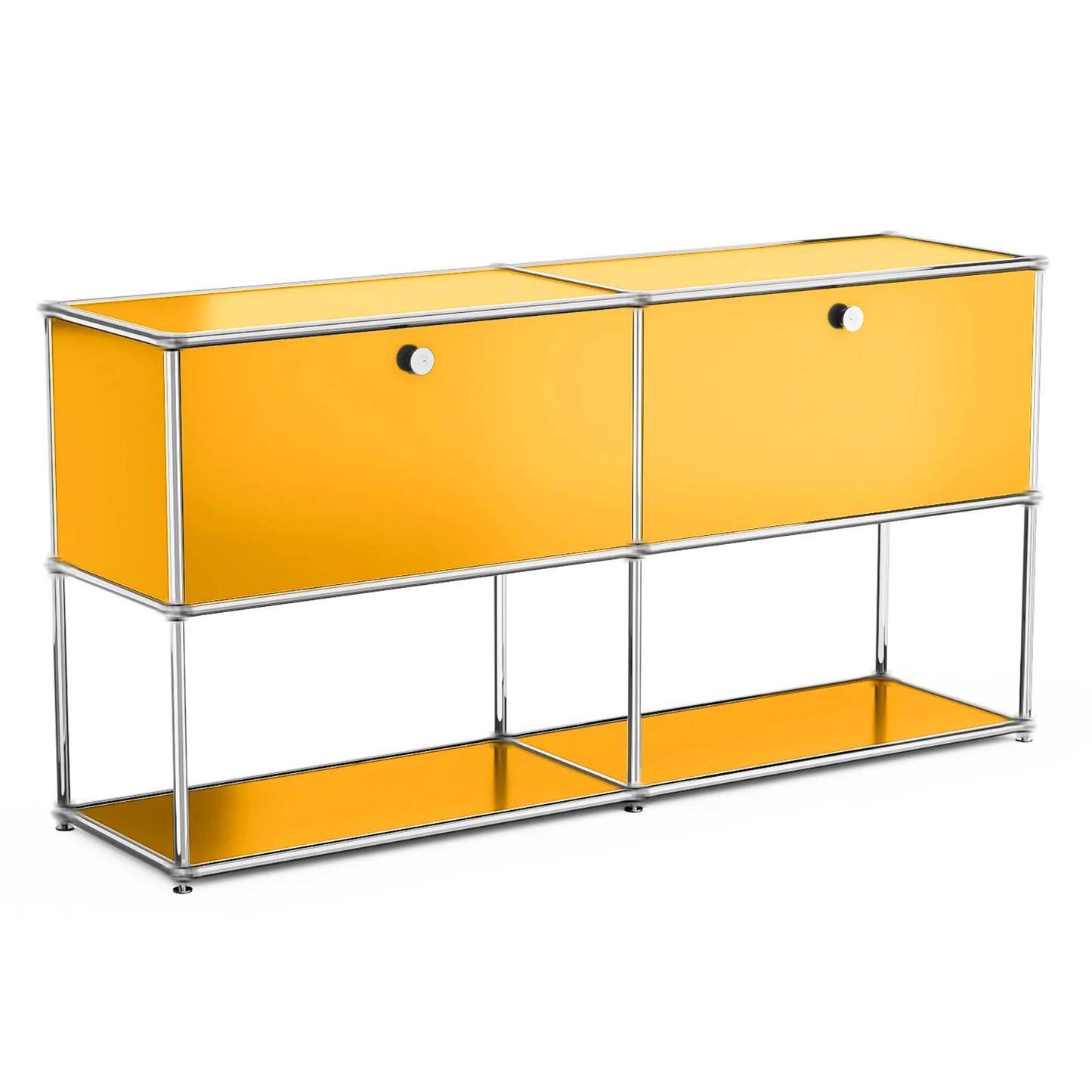 Storage Cabinet Storage Shelf Stainless Steel Metal Board Living Room Cabinet Sideboard Cabinet Modular Furniture-No Keys
