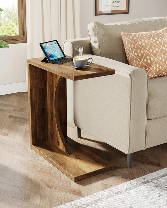 C Shaped End Table For Sofa Side Table Living Room