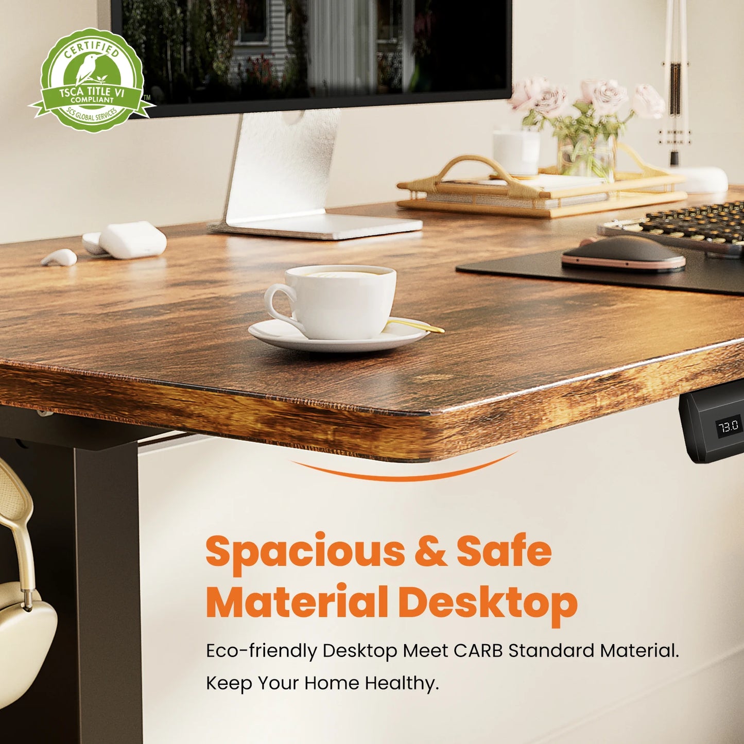 Electric Standing Desk Height Adjustable Ergonomic Workstation