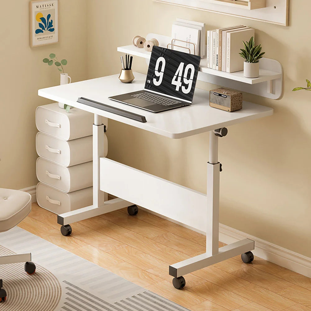 Adjustable Standing Desk On Wheels For Home Office Use