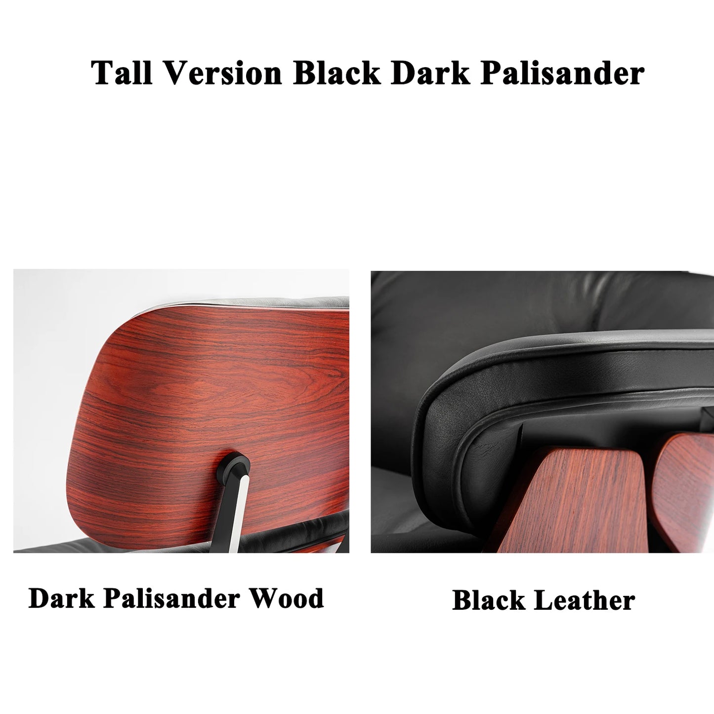 Top Grain Genuine Leather Lounge chair Furniture Swivel Armchair with Stool Ottoman for Living Room