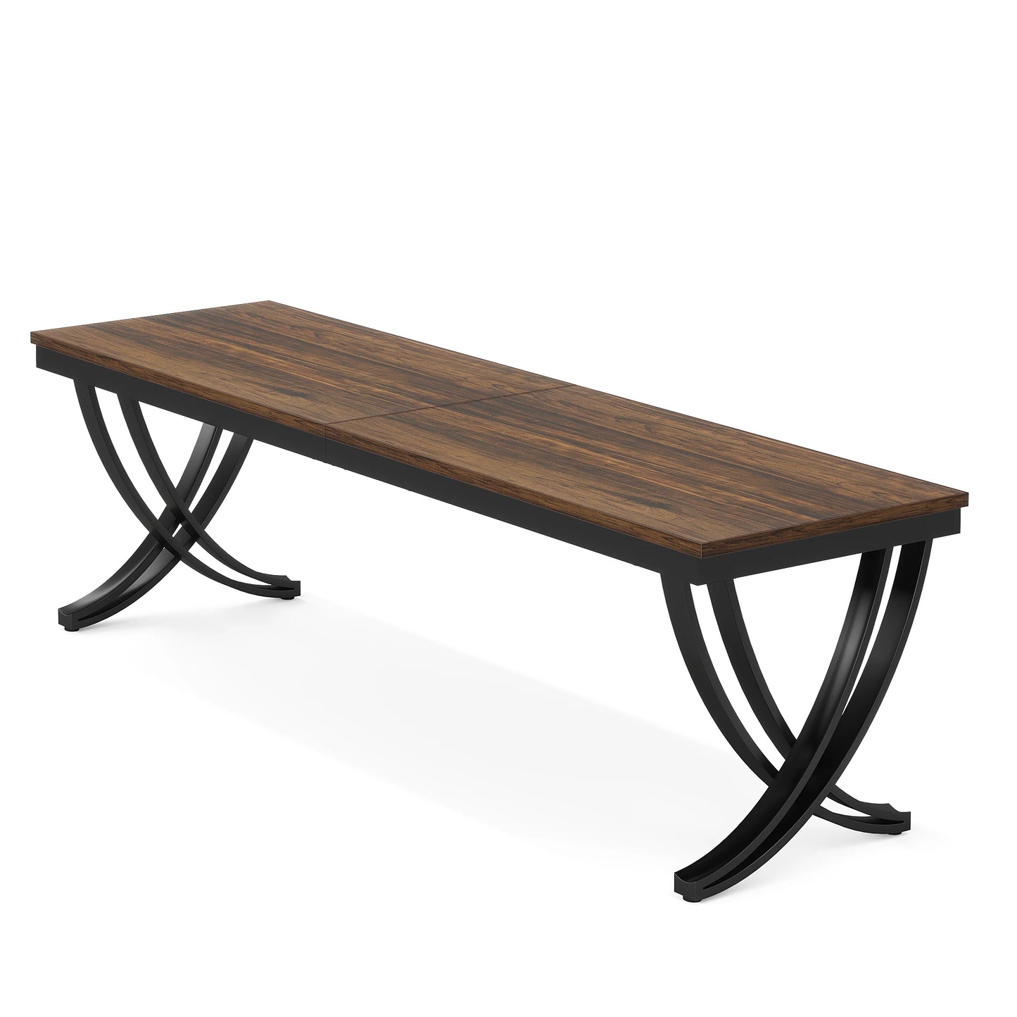Extra Long Two Person Double Computer Desk for Home Office