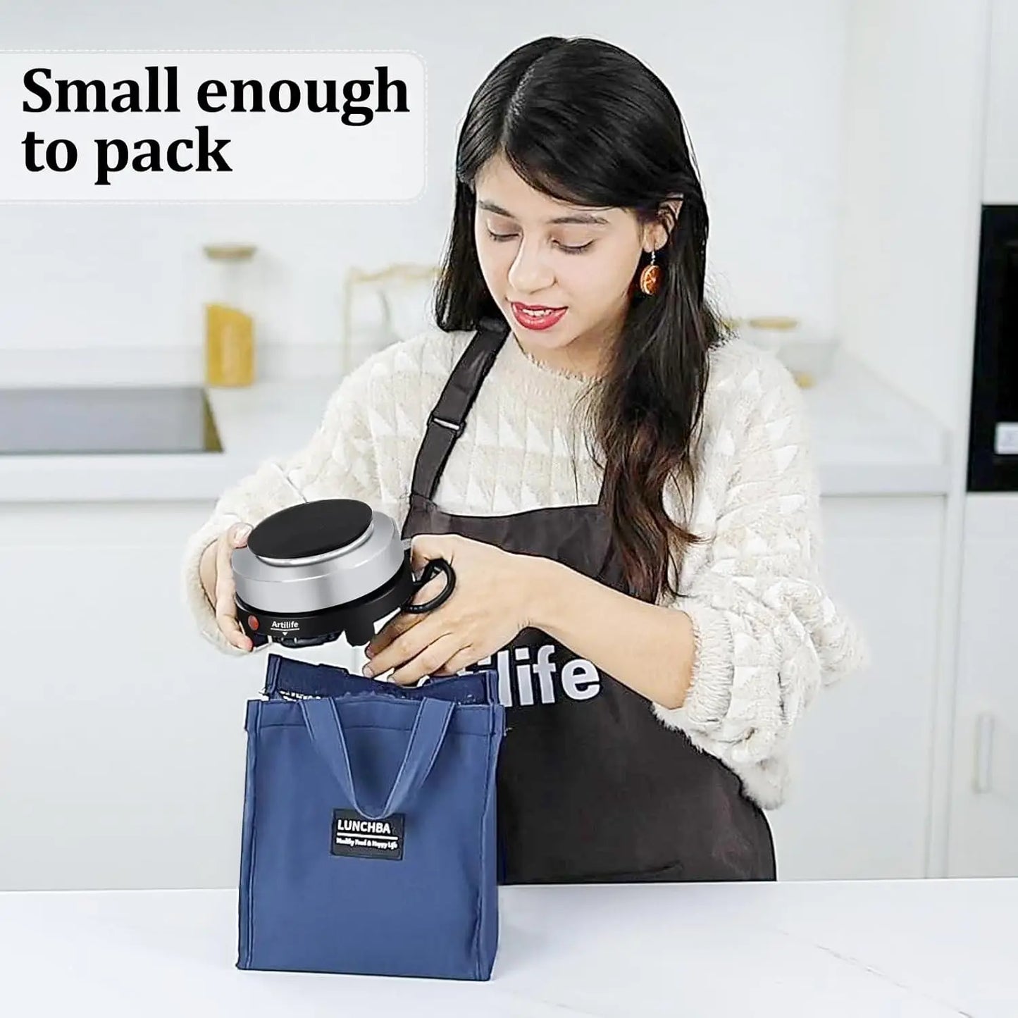 500W Mini Hot Plate Portable Electric Stove Cooktop, Perfect for Moka Pot & Kitchen Use, 110V Christmas Gift