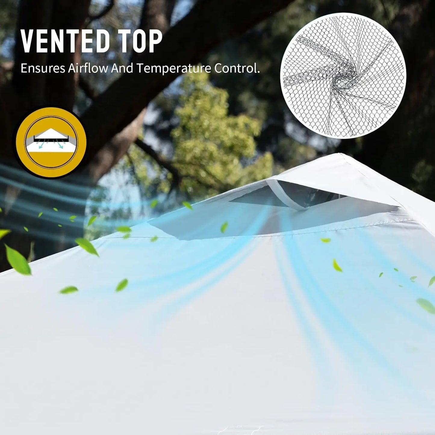 10x10 Pop Up Canopy One Push Setup For Outdoor Events
