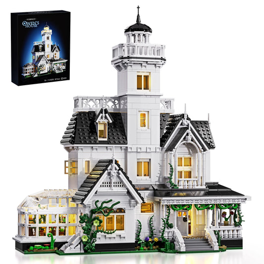Owens House Building Set With LED Light Display 1877 PCS