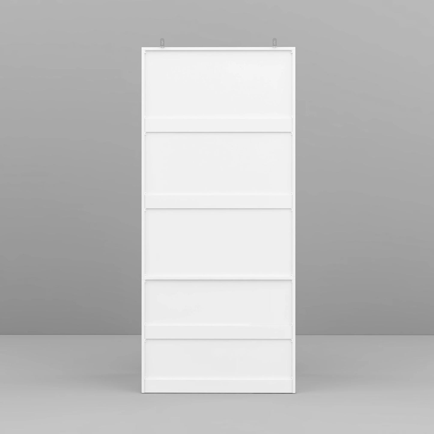 Modern Mirror Wardrobe Closet With Drawers And Hanging Rod